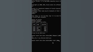 MYSQL INSERT INTO👆