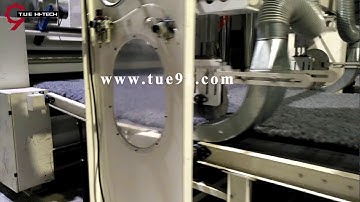 HIGH CAPACITY AIRLAY /VERTICAL LAPPER MACHINE WITH  OVEN SOLUTION. NONWOVEN FABRIC