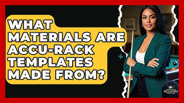 What Materials Are Accu-Rack Templates Made From? - Billiards Hustlers