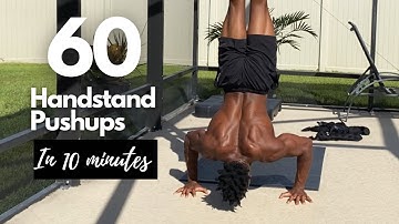 60 Handstand Pushups in 10 Minutes - EMOM Training | POV Josh