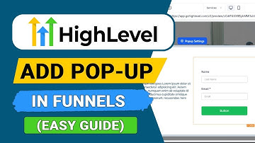 Hoe voeg je een pop-up toe in GoHighLevel Funnels - Eenvoudige handleiding