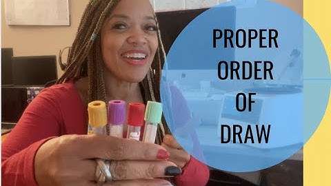PROPER ORDER OF DRAW - #phlebotomy #education #tutorial #school #training