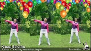 Kreasi Balonku Ada Lima|Surinati- PORPI Bali|TK Karang Kemanisan Legian |Co:Bli Van Wien