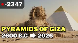 The Pyramids of Egypt from 2600 BC to 2026 | 3D Historical Timelapse