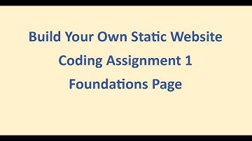 Coding Assignment - 1B || Foundation Page || HTML || CSS || Bootstrap || Static Website || NxtWave