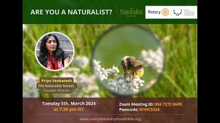 Are you a Naturalist?
