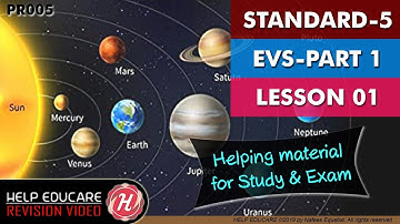 STANDARD 5 | EVS 01 | LESSON 01 | Our Earth and Our Solar system