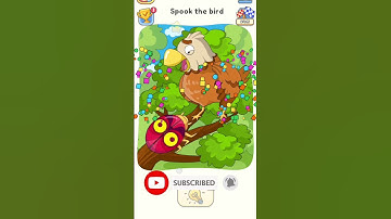 SOLVE THE DOP 5 GAME LEVEL OF 167 (SPOOK THE BIRD) #shortsfeed #dop5 #gaming @CoComelon