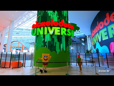 Video: Nickelodeon Universe, Ein Riesiger Indoor-Themenpark, Der Gerade Außerhalb Von New York City Eröffnet Wurde