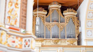 The SILBERMANN Organ (1721) - Georgenkirche Rötha - Full Organ Demonstration and Tour - Paul Fey