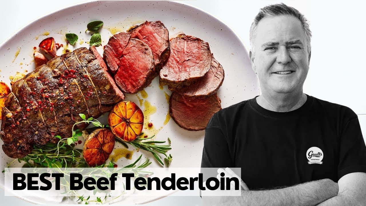 Roast Beef Tenderloin Eye Fillet on Chickpea Fritters YouTube