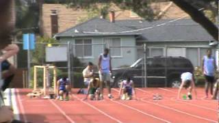 Martin Escobar 100m dash