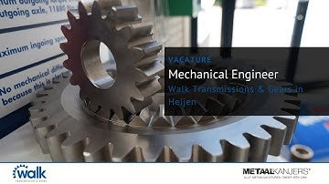 Mechanical Design Engineer Verspaning | Walk Transmissions & Gears