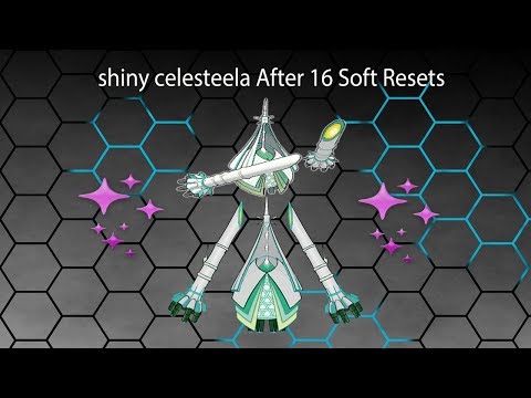 Pokemon Ultra Moon Shiny Celesteela After 16 Soft Resets 