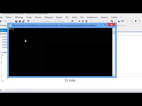 C# | Tutoriel 4 - Les Type de variables