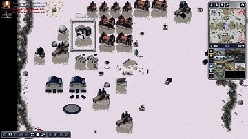 Command & Conquer OpenRA  Red Alert Allied France Vs Both Soviet Factions