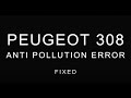 Peugeot Anti Pollution Error Fixed UPDATED