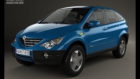 3D Model SsangYong Actyon 2006 - 3D Model at 3DExport.com