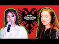 REACTING TO ALBANIA&#39;S SONG  FOR JESC 22 // KEJTLIN GJATA - PAKEZ DIELL