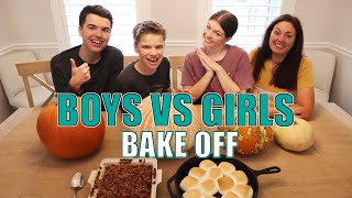 Fall Bake Off! Boys Vs Girls!