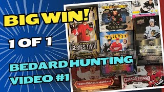 Crazy Connor Bedard Hunt - 2 of 8 Boxes From Card Show Ep. 1