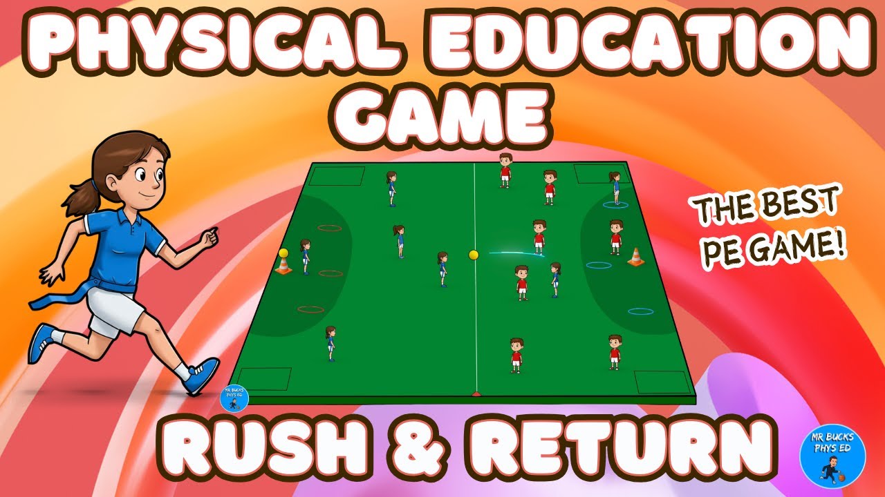 Rush and Return | Best Invasion PE Game for Grades any grade That Builds Teamwork & Strategy