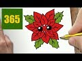 Pencil Drawings Of A Poinsettia Step Bystep / How To Draw A Poinsettia Art Projects For Kids : Continue to draw the remainder of the petals, and then when you are done, begin sketching out the large bed of leaves that the flower or bloom seems to rest on.