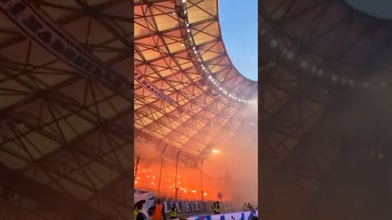 Marseille pyro Choreo Ultras: Olympique de Marseille vs. OGC Nice 