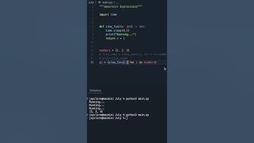Python 3 | Why Generator Expressions are awesome. #coding #programming #python