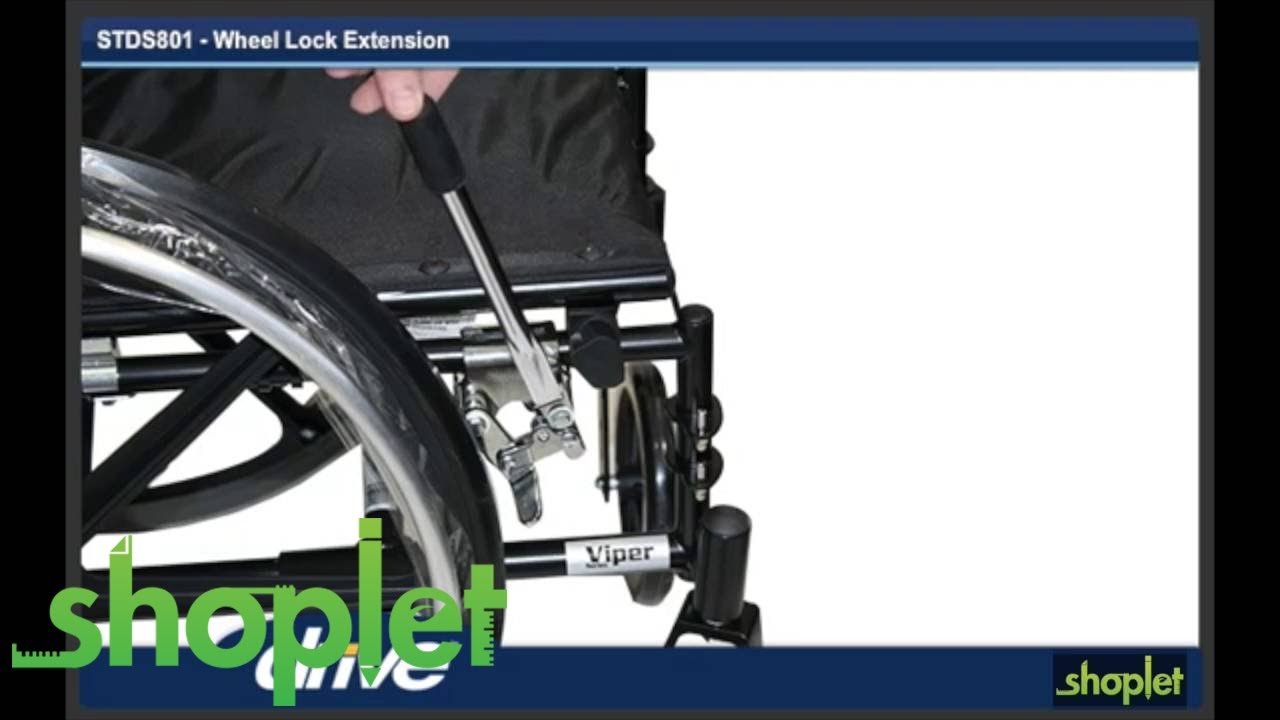 Wheelchair Lock Extensions STDS801 YouTube