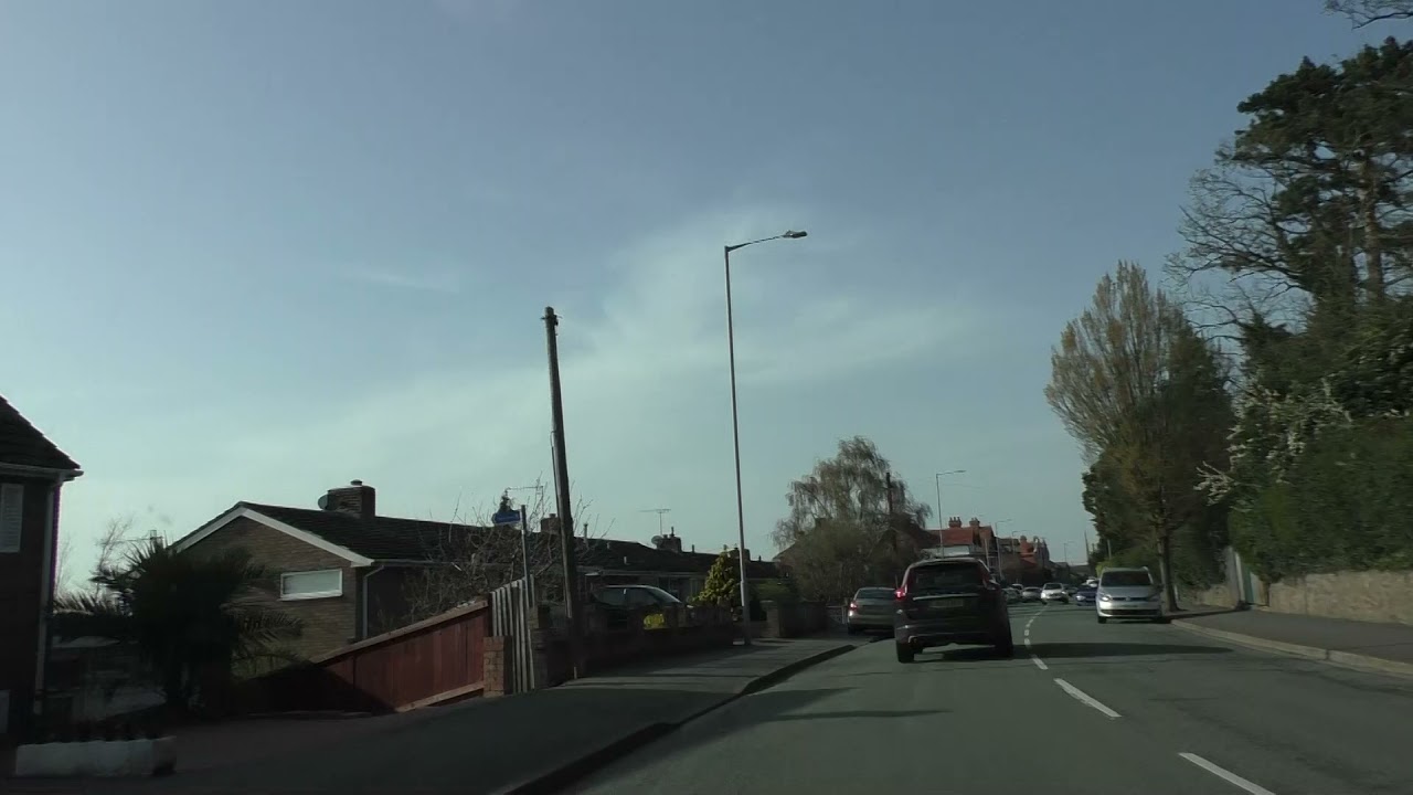 Driving On Bath Road, Commandery Road & Sidbury, Worcester, England 30th March 2021
