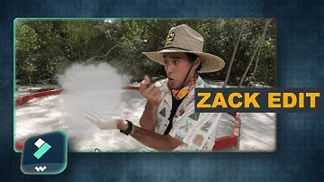 When you become "Zack King" for 5 mins (Filmora tutorial)