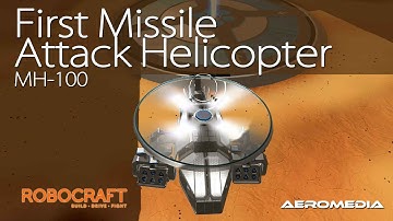 Robocraft gameplay Missile Heli MH-100 2/4/16 First Missile Attack Helicopter