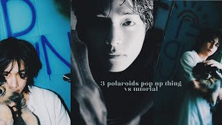 3 polaroids slide | videostar mograph tutorial