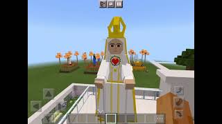 church in minecraft PE Resimi