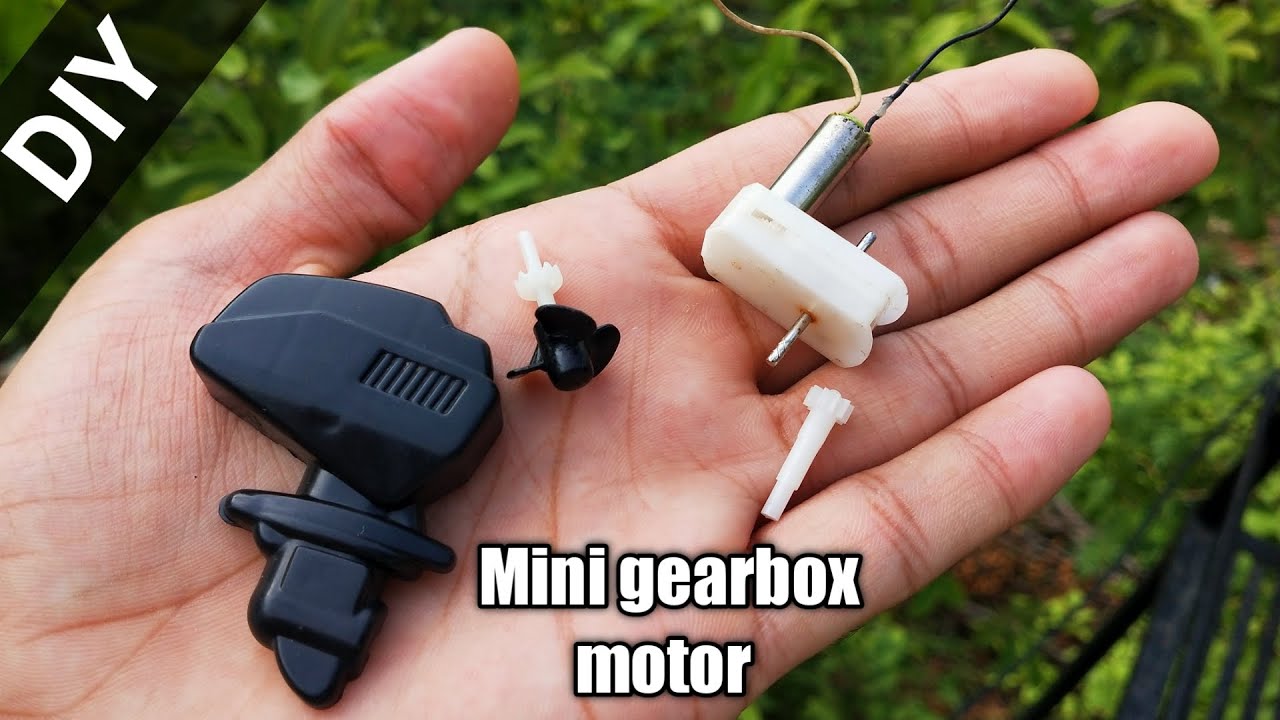 How to make gear motor mini gearbox motor gearmotor YouTube