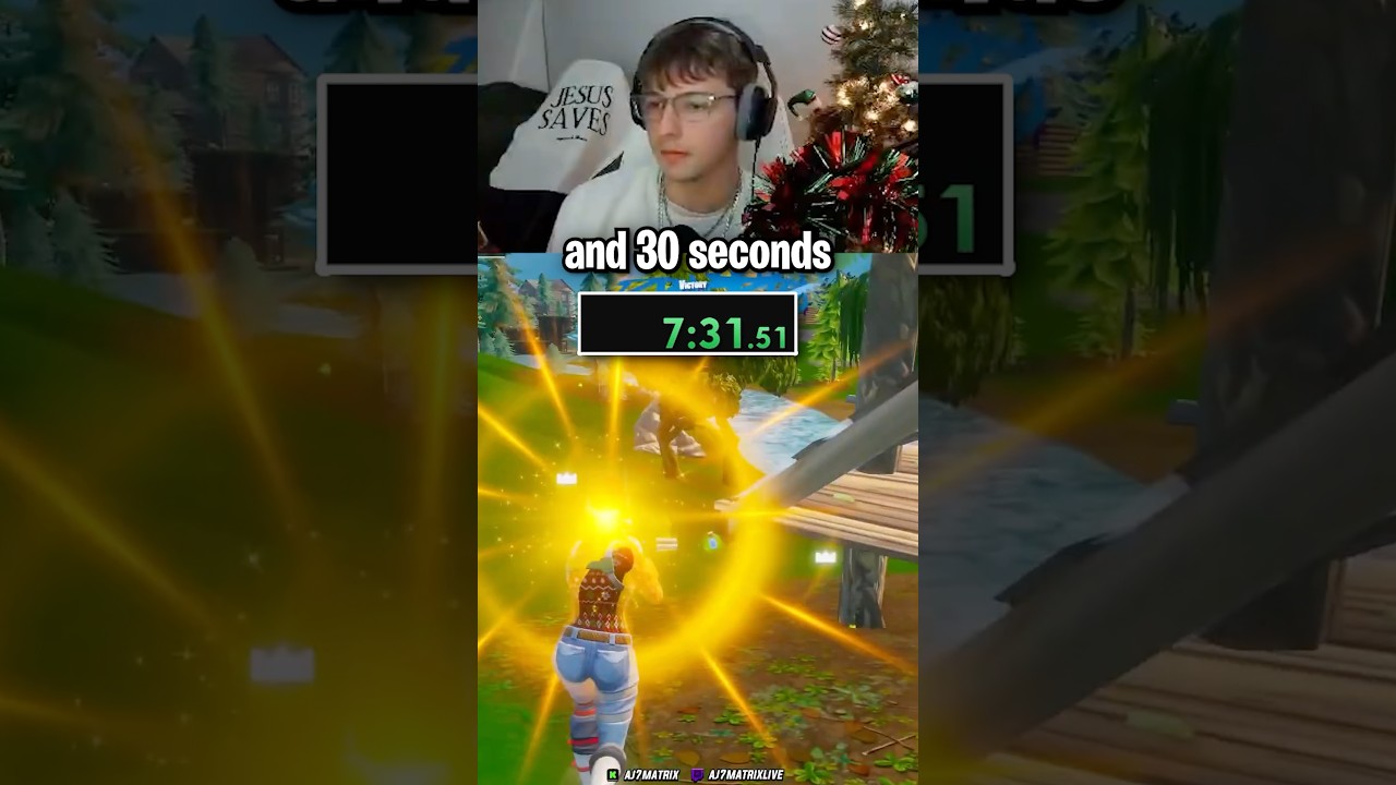 Who has the fastest Fortnite win?