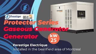Installing a Generac Generators Liquid Cooled 25kW Generator -#Prestige_Electrique