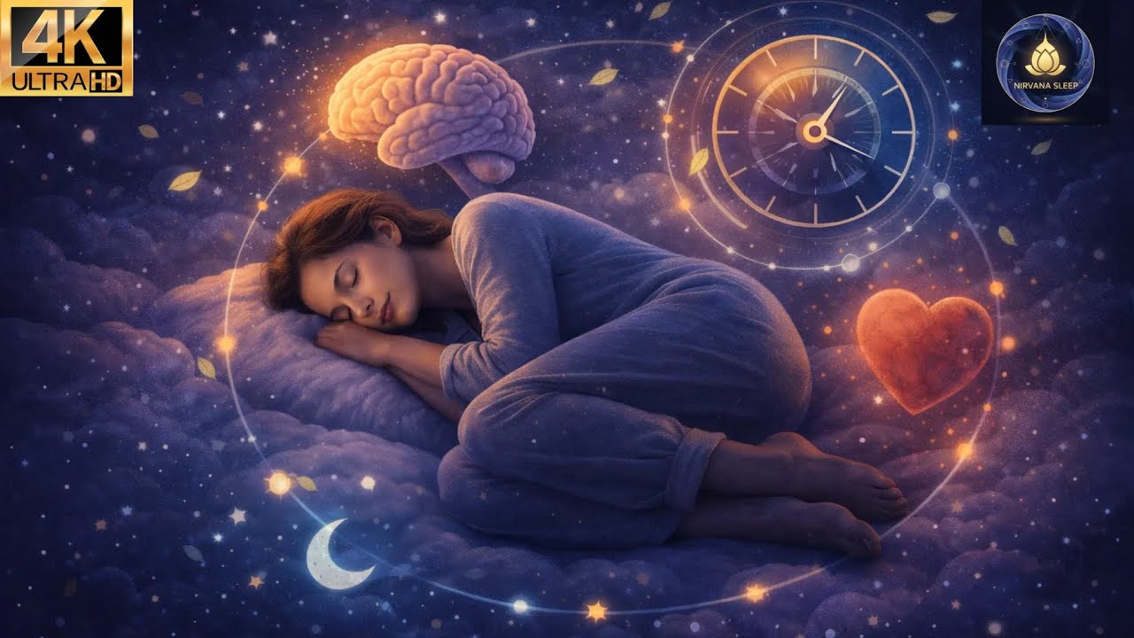 432Hz + 528Hz , 1:11:11 Deep Sleep Meditation Music 🌙 Buddhist Healing ...