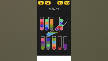 【Water Sort Puzzle】 Level 762