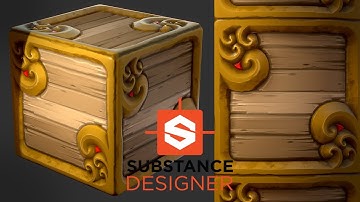 Stylized Fantasy Wood - Substance Designer