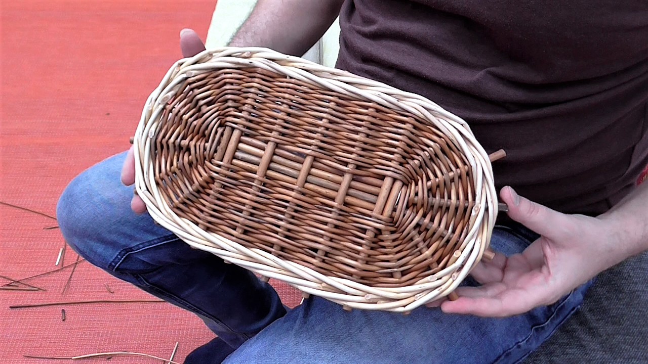 Плетение овальной основы простым рандингом — четное количество стежков