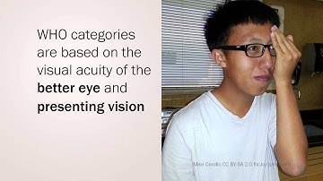 Global Blindness course: Defining visual impairment