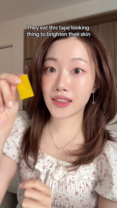 How Koreans eat their skincare for bright, clear skin✨ #shorts