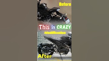 😱❌Short Tail-Tidy Bike Modifications❌ || RAW POWER #shorts #viral #viralshorts #trending #bike