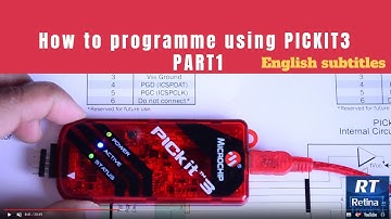 How to Programme a PIC using PiCKIT3 Part 1(Sinhala + English Subs)