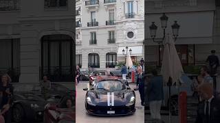 MONACO Luxury Scene #ferrarisp3 #ferrarsp2 #pagani #shorts #fypシ゚