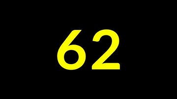 62 Seconds Countdown Timer With Sound Effect