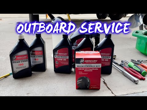 MERCURY OUTBOARD 150 ANNUAL SERVICE | HOW TO