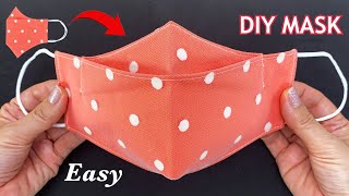 New Style 3D Cute Mask Diy Face Mask 3 Layers Easy Pattern Sewing Tutorial How to Breathable Mask